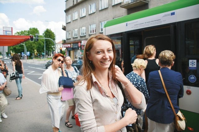 Jako pasażerka nie mam większych uwag do komunikacji miejskiej. Zdarza się jednak, że autobusy nie przyjeżdżają na czas - mówi Aneta Znorko-Jabłońska, białostoczanka.