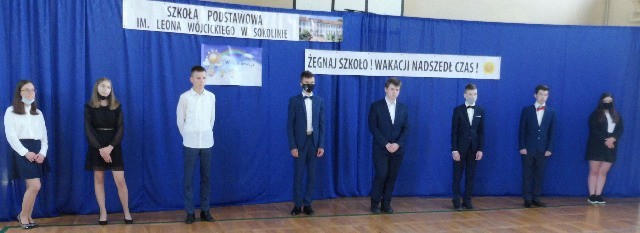 Najlepszy wynik w powiecie kazimierskim na Egzaminie Ósmoklasisty zdobyli uczniowie Szkoły Podstawowej w Sokolinie.