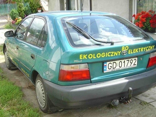 Elektryczna Toyota Corolla.