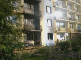 Pożar w bloku w Kielcach. Nie żyje kobieta, 42 ewakuowanych