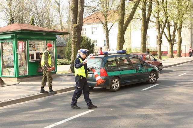 Wypadek na ul. Tuwima w Slupsku - potrącenie