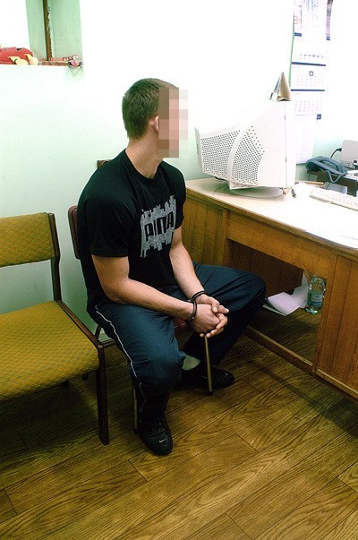 Najbardziej agresywny był Mariusz S. W piątek przesłuchiwała go policja.