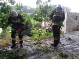 Strażacy z Chełmna i powiatu walczyli ze skutkami burzy i wiatru [zdjęcia]