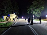 Wypadek na DK19. Kombajn wjechał w BMW (zdjęcia)