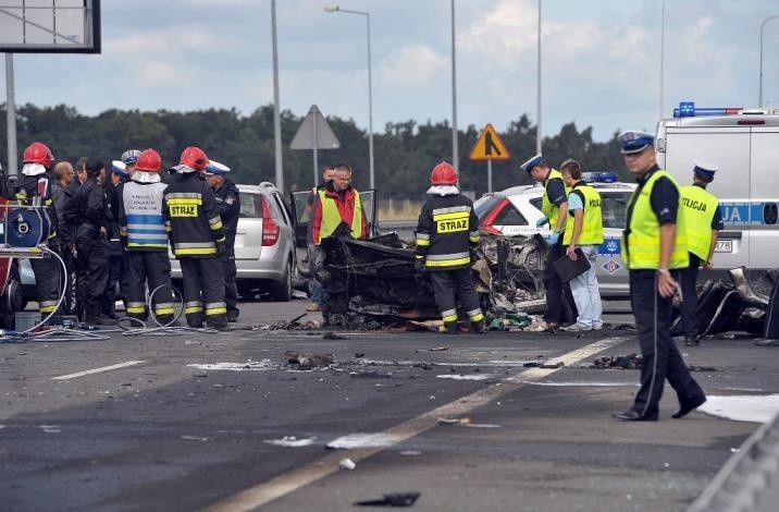 Wypadek na drodze S3 w okolicy miejscowości Wysoka Gryfińska