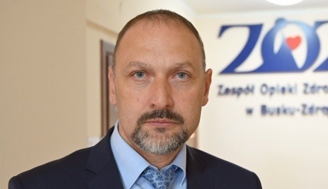 Grzegorz Lasak, dyrektor szpitala w Busku.