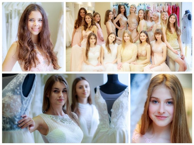 16 finalistek konkursu Miss Podlasia Nastolatek 2019 wybierało wieczorowe kreacje w białostockim salonie Celebrity