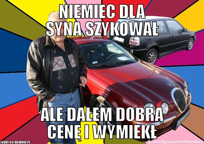 Typowy Mirek [MEM] handlarz aut podbija internet! [NAJLEPSZE ZDJĘCIA]