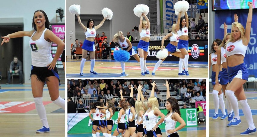 Cheerleaders zagrzewały do walki AZS Koszalin. Zobacz film i zdjęcia