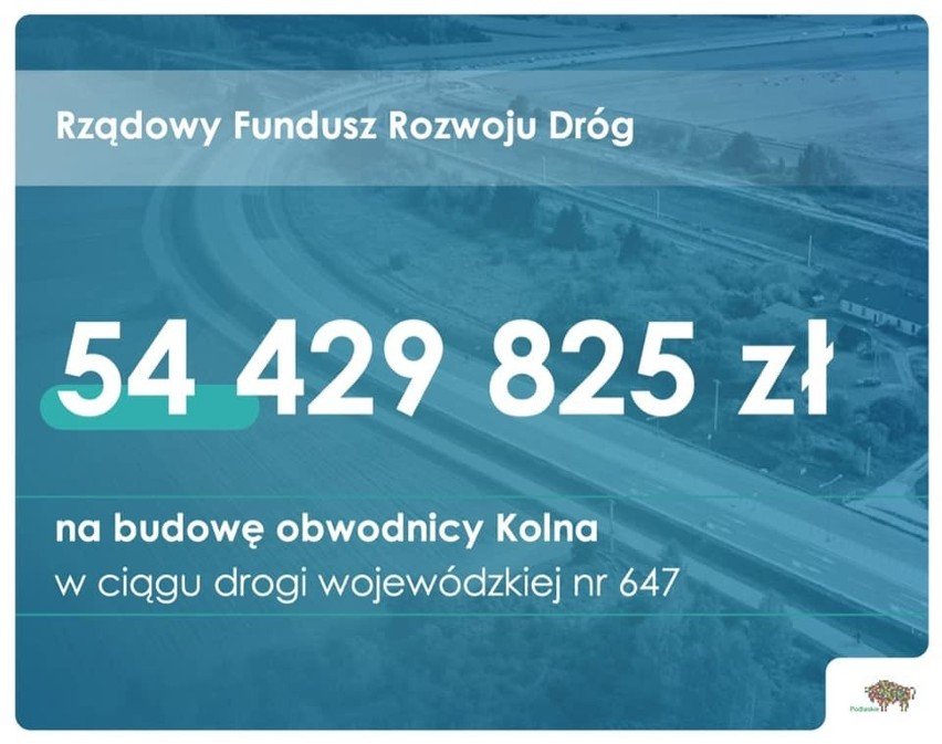 Trzy obwodnice na drogach wojewódzkich w Kolnie, Ciechanowcu i Sokołach odmienią życie mieszkańców