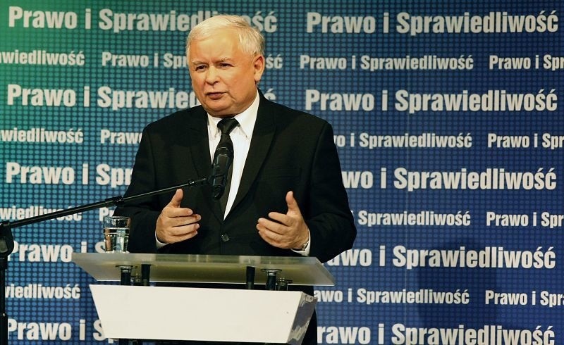 Jarosław Kaczyński w Łodzi. Liczy na 6 parlamentarzystów z naszego miasta [FILM, zdjęcia]