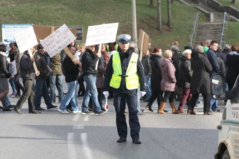 Protest w Brzezinach