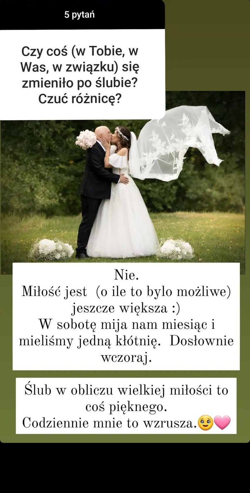 Zdobyła się na szczere słowa