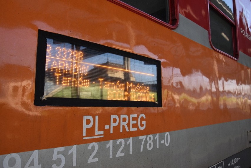 W pierwszym dniu kursowania pociągu do Bogumiłowic w...
