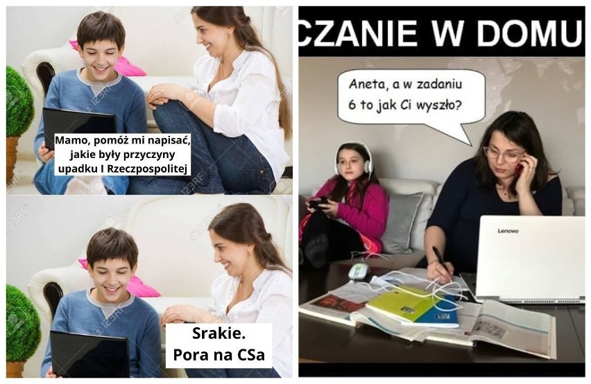 Zdalne nauczanie MEMY. Nauka na odległość w czasach pandemii...