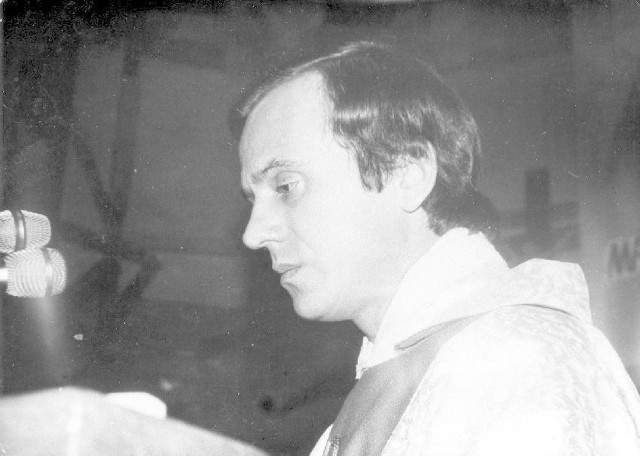 Ksiądz Jerzy Popiełuszko w 1984 roku