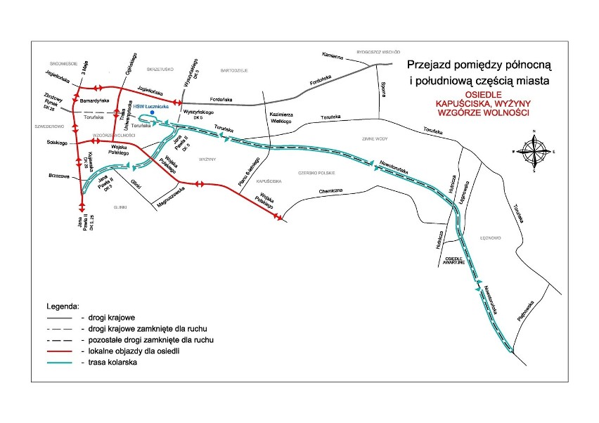 Bydgoszcz Triathlon. Utrudnienia i objazdy na drogach [mapa]