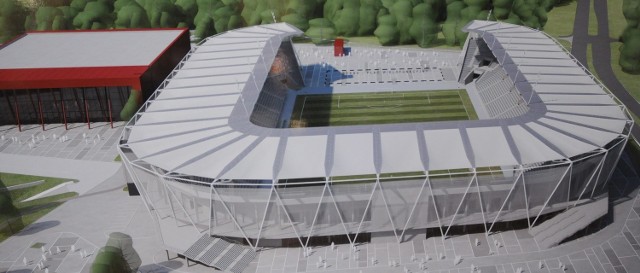 Być może tak będzie wyglądać nowy miejski stadion przy al. Unii