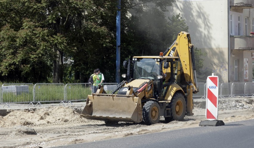 Modernizacja sieci torowisk tramwajowych w Grudziądzu....