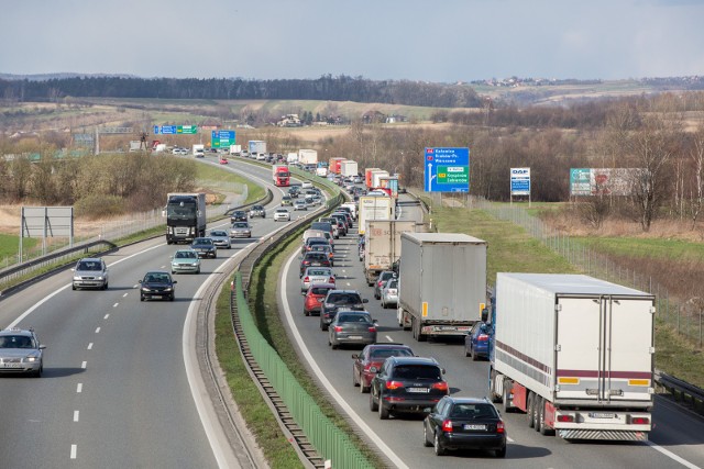 Obwodnica Krakowa jest często zakorkowana