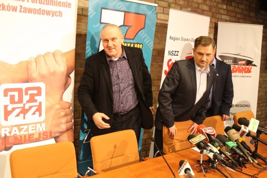 Konferencja związków zawodowych w Katowicach