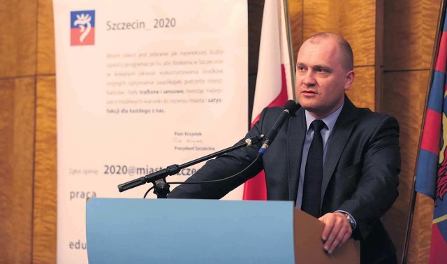 We wtorek przez godzinę Piotr Krzystek prezentował program Szczecin 2020