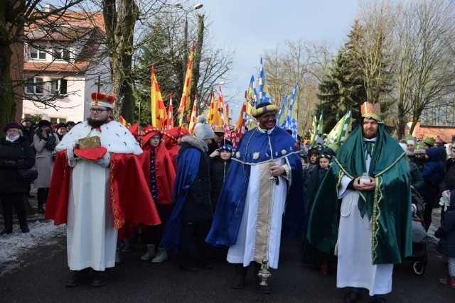 Orszak Trzech Króli 2019 w Nowym Dworze Gd.