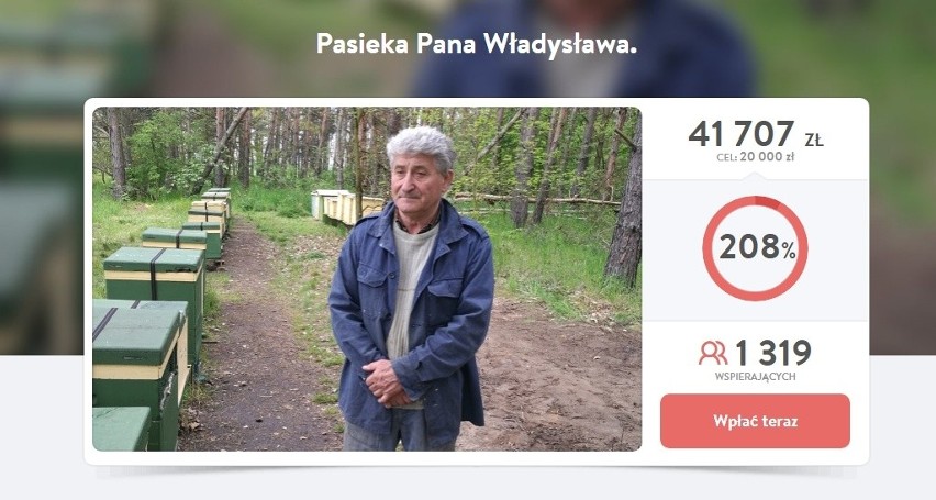 Pieniądze na pomoc dla pana Władysława w serwisie Pomagam.pl...