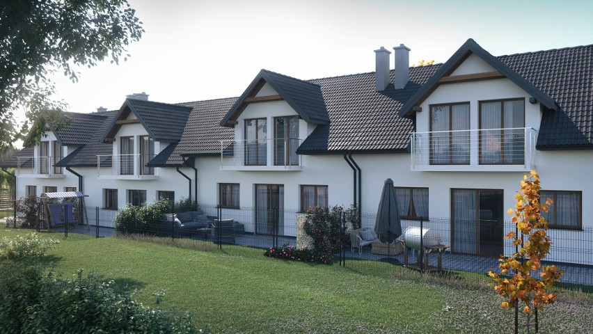 Kolejna inwestycja mieszkaniowa w Starachowicach. Powstaje Osiedle Pod Lasem z szeregowymi domkami (WIZUALIZACJE, ZDJĘCIA)