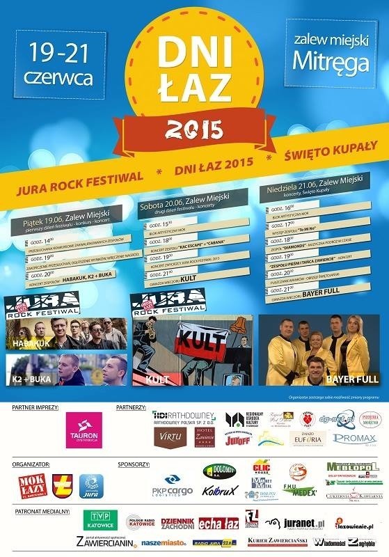 Dni Łaz 2015 i Jura Rock Festiwal [PROGRAM]