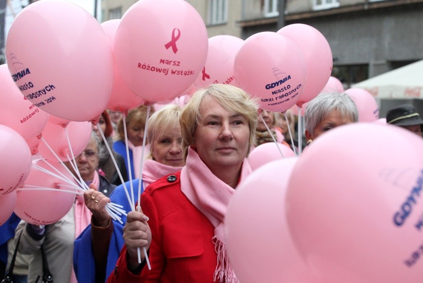 Marsz Różowej Wstążki w Gdyni, czyli profilaktyka nie boli [ZDJĘCIA]