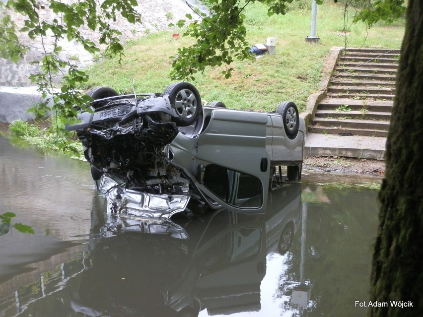 Wypadek w Tychówku.
