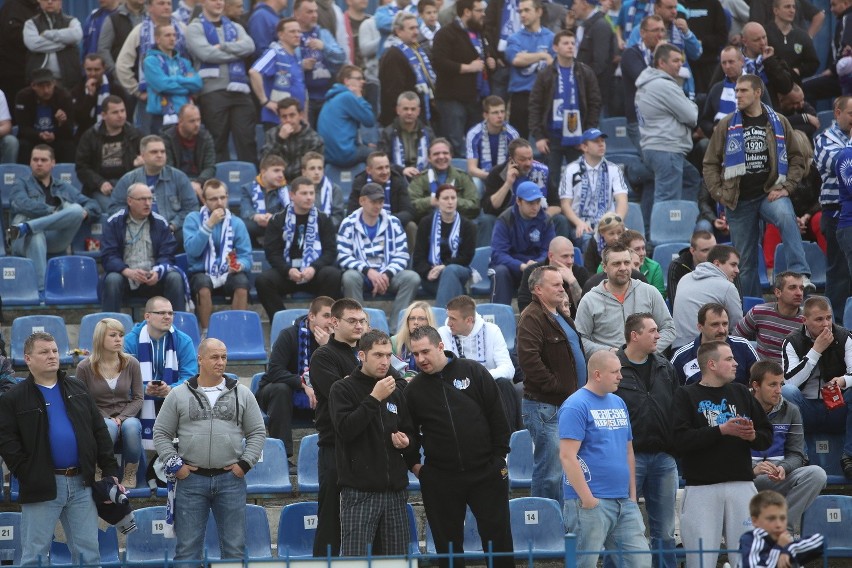 Ruch Chorzów - Wisła Kraków. Kibice Ruchu Chorzów