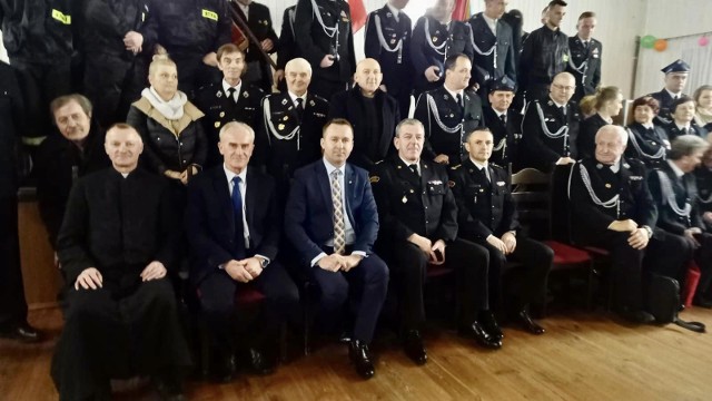 Michał Cieślak podczas spotkania w Ochotniczej Straży Pożarnej w Balicach. Więcej na kolejnych zdjęciach.