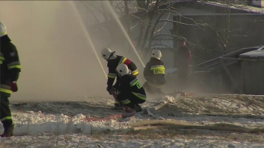 Pożar karczmy Pod Lutym Turem w Borowej Oleśnickiej,...