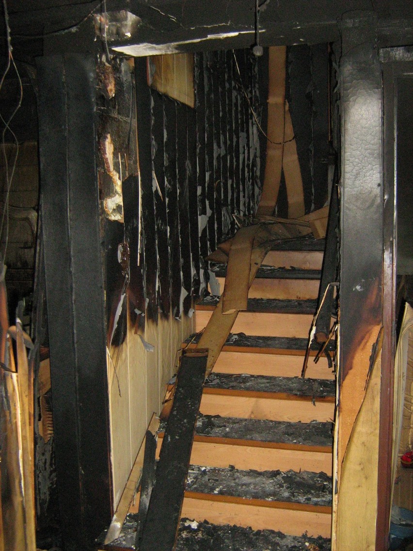 Pierwszy pożar w domu w Jastrzębiu w styczniu w 2011 r.