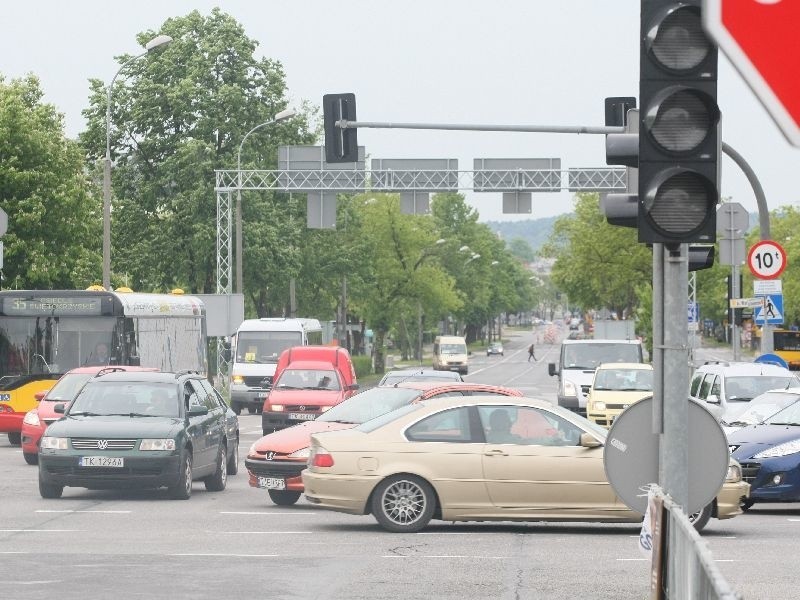Awaria sygnalizacji na ważnym skrzyżowaniu w Kielcach
