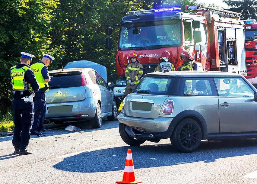 Groźny wypadek na DK 28 pod Limanową. Ranna kobieta w szpitalu