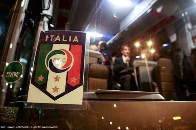 Wrocławscy fani gorąco przywitali reprezentację Włoch