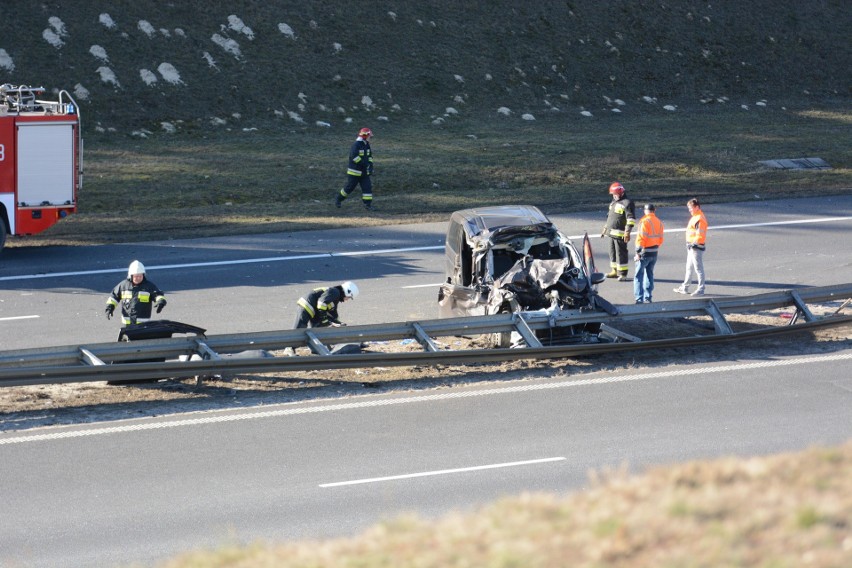 A1 zablokowana. Zderzenie samochodu osobowego z ciężarowym