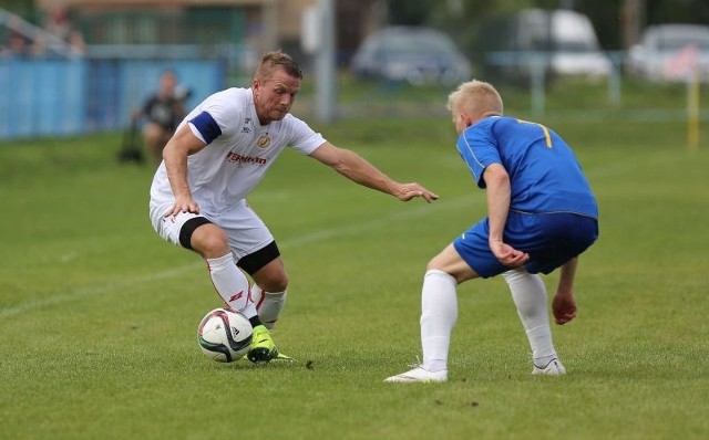 W akcji kapitan widzewiaków Adrian Budka