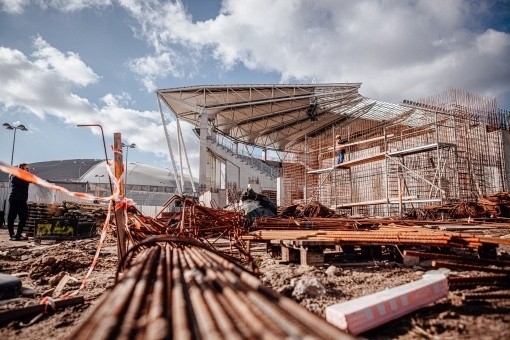 ŁKS - stadion. 300 betonowych słupów [ZDJĘCIA]