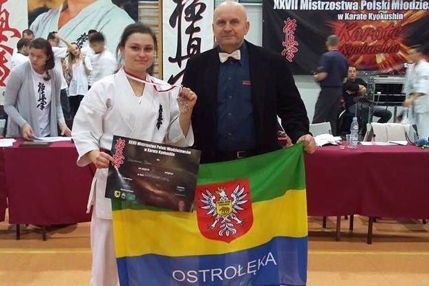 Beata Opęchowska z sensei Wiesławem Orzołem