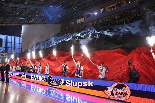 Czarni Slupsk - Basket Poznan 77:73. (Fot. Lukasz Capar)