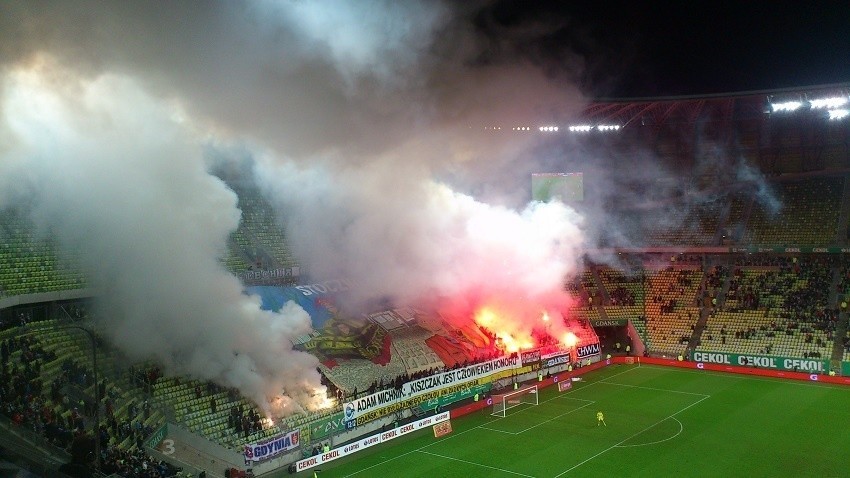 Oprawa na mecz Lechia Gdańsk - Wisła Kraków