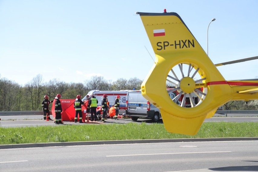 Wypadek na wschodniej obwodnicy Wrocławia. Motocyklista nie żyje