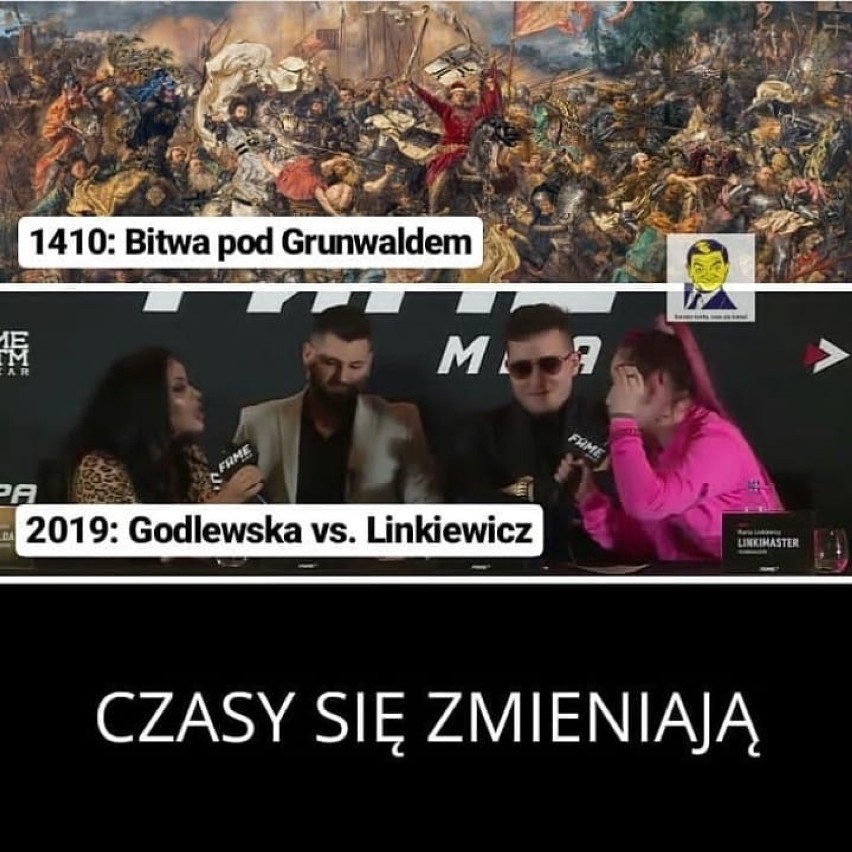Fame MMA: Godlewska vs Linkiewicz MEMY. Powtórka walki. Nokaut w 47 sekund. "Esmeralda" na deskach