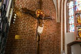 Krzyż w katedrze w Szczecinie - na wzór wzięli najstarszy krucyfiks na Pomorzu