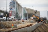Kraków. Postępują prace na budowie linii tramwajowej do Górki Narodowej [ZDJĘCIA]