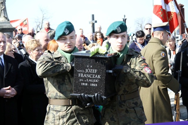 Uroczystości żałobne ku czci Józefa Franczaka ps. "Laluś" w marcu 2015 roku